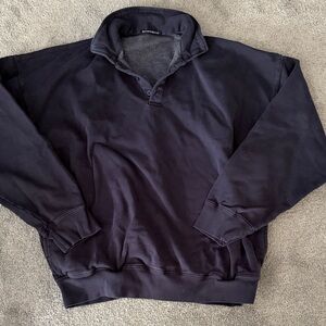 Brandy Melville Charcoal Fleece Jacket